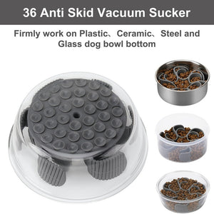Spiral Slow Feeder Dog Bowl – Healthy, Happy Mealtime