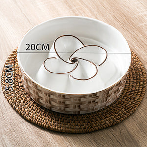 Durable Ceramic Dog Bowl – Prevents Gulping, Promotes Health