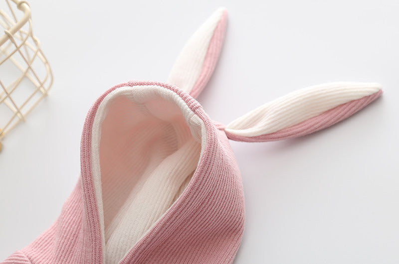 Adorable Rabbit Ears Dog Sweater – Cozy Knitted Pet Outfit