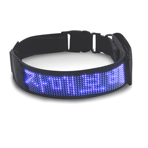 Luminous LED Dog Harness – Personalized Display for Safety