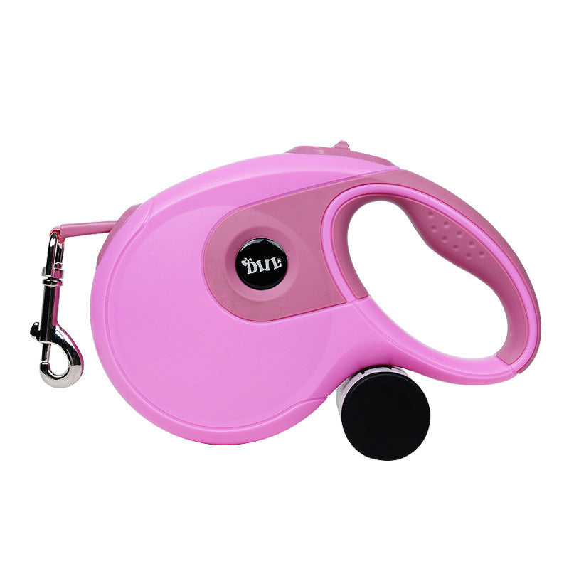 Comfortable Retractable Leash with Quick-Release Lock for Dogs