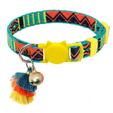 Adjustable Cat Collar – Safety Buckle with Bell