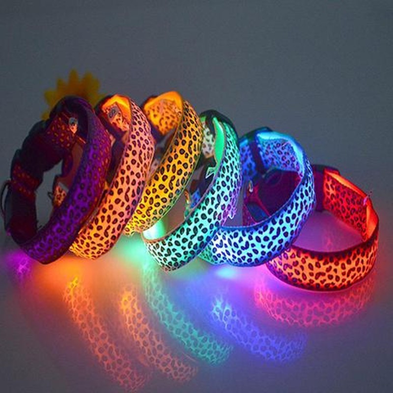 Adjustable LED Dog Collar – Bright and Fashionable
