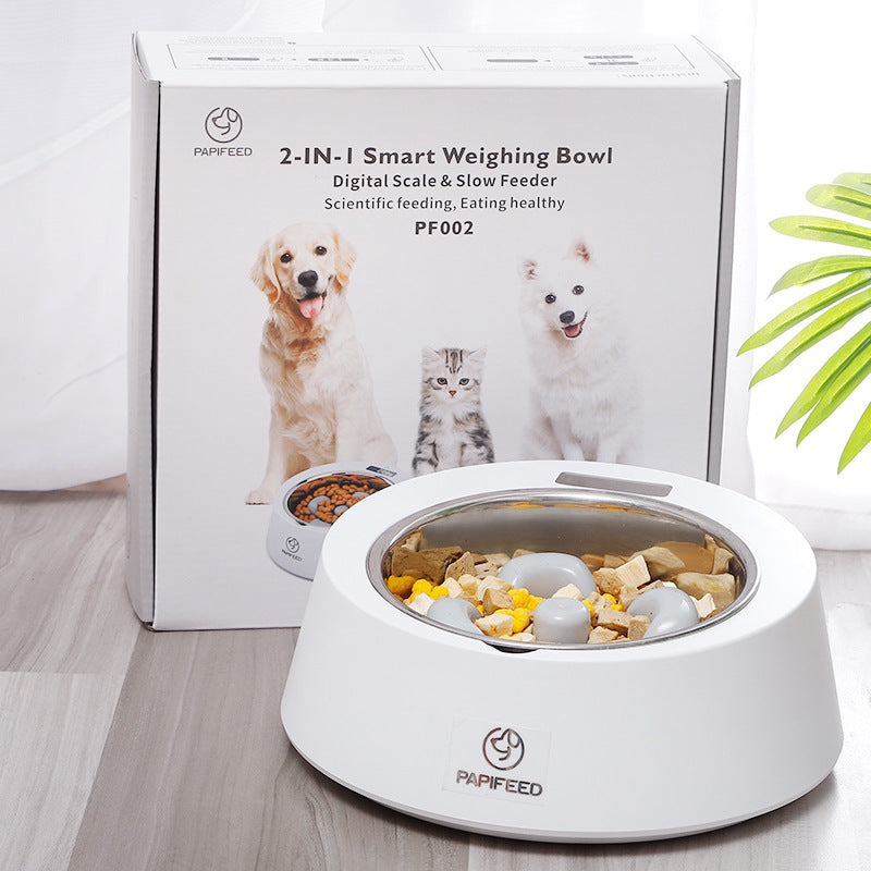 Weighing Pet Bowl – Slow Feeding Made Easy