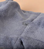 Cute Bear Four-Leg Dog Pajamas – Soft Coral Fleece Outfit