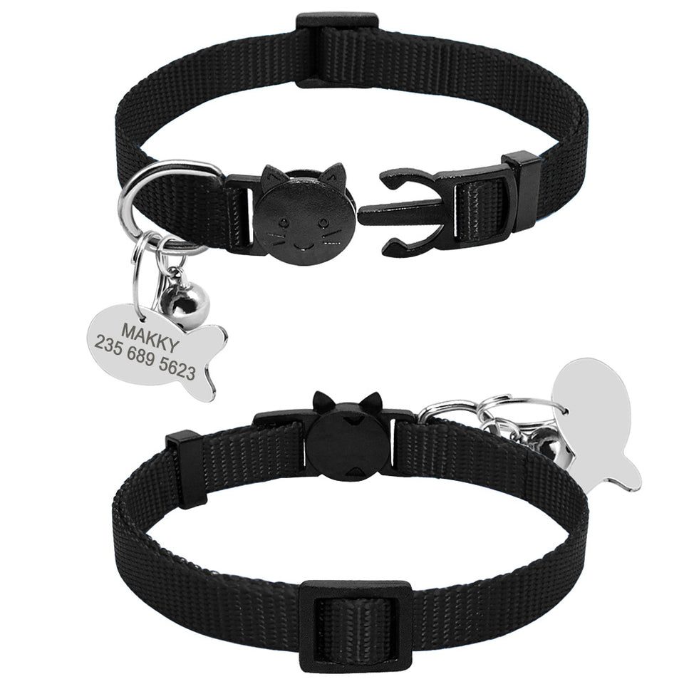 Breakaway Cat Collar – Custom ID Tag Included