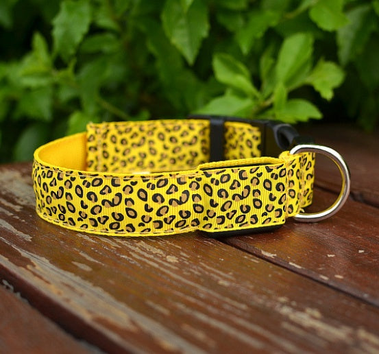 Adjustable LED Dog Collar – Bright and Fashionable