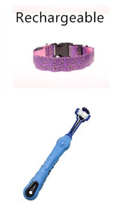 Adjustable LED Dog Collar – Bright and Fashionable