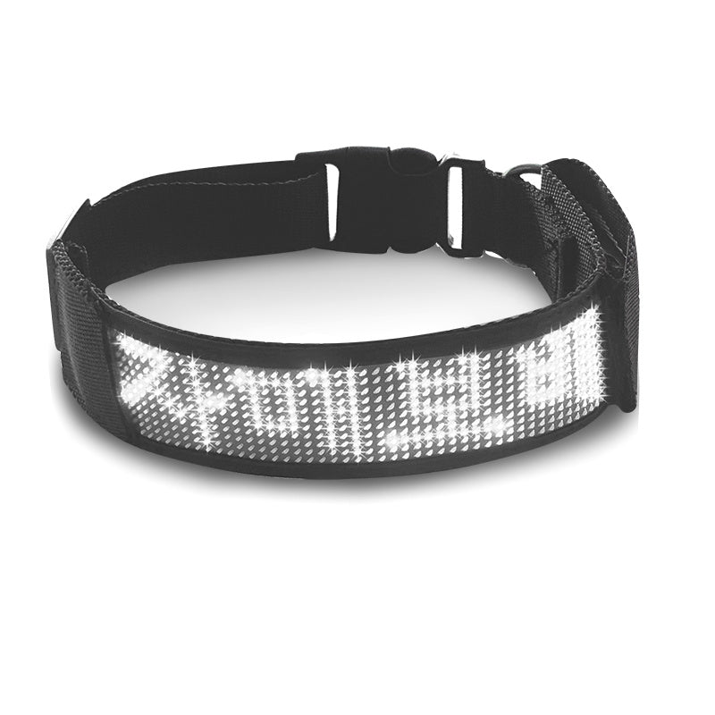 Luminous LED Dog Harness – Personalized Display for Safety