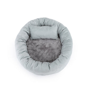 Egg Tart Pet Bed – Cozy Winter Nest for Pets