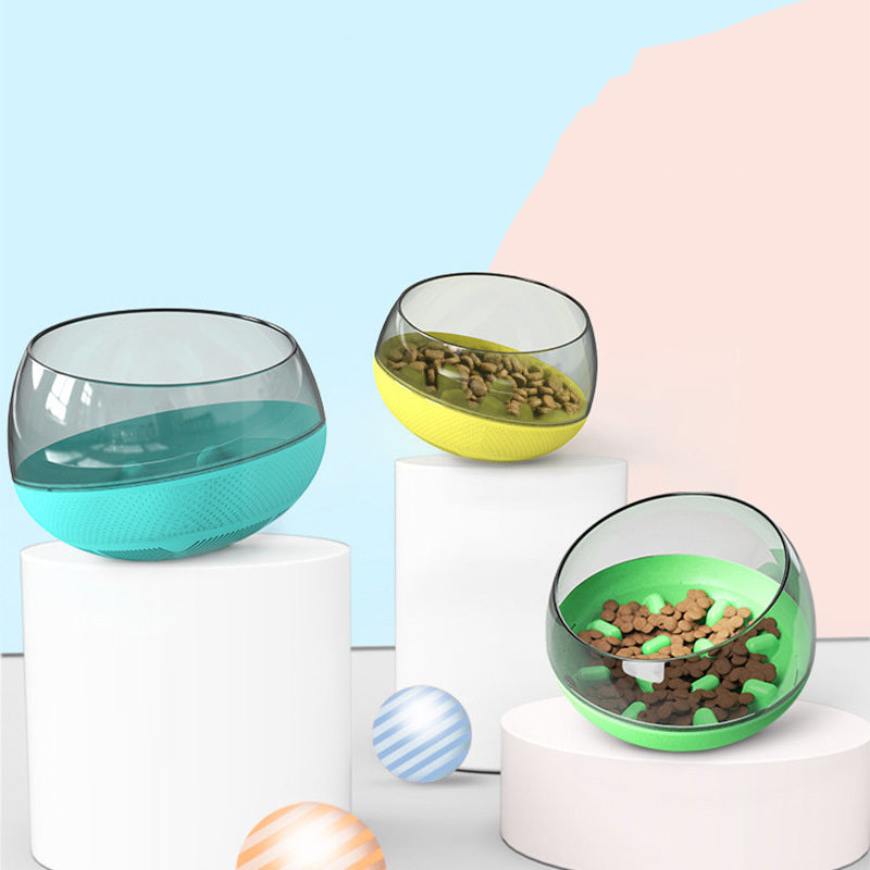 Space Capsule Pet Bowl – Fun Slow Feeder for Dogs & Cats