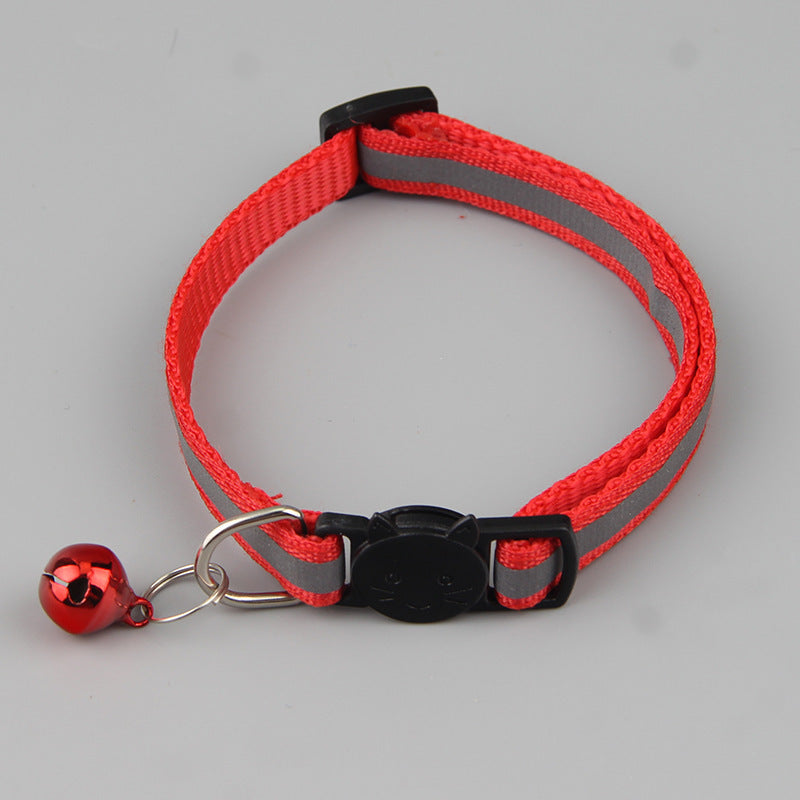 Night-Safe Reflective Cat Collar – Comfort and Security