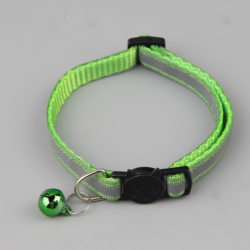 Night-Safe Reflective Cat Collar – Comfort and Security