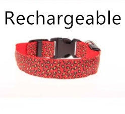 Adjustable LED Dog Collar – Bright and Fashionable