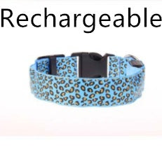 Adjustable LED Dog Collar – Bright and Fashionable