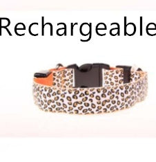 Adjustable LED Dog Collar – Bright and Fashionable