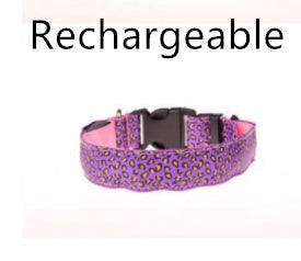 Adjustable LED Dog Collar – Bright and Fashionable