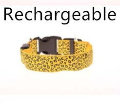 Adjustable LED Dog Collar – Bright and Fashionable