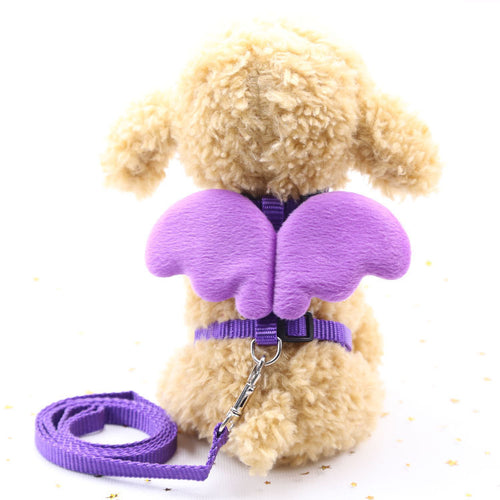 Adorable Pet Leash with Angel Wings Design