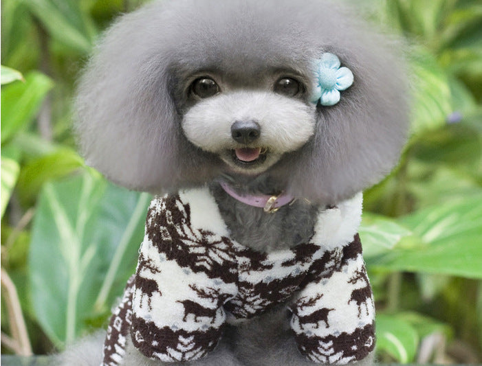 Adorable Fawn Four-Leg Dog Outfit – Cozy Pet Clothes
