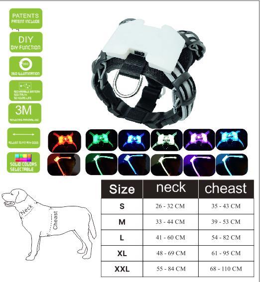 USB LED Dog Collar – Rechargeable Luminous Pet Collar