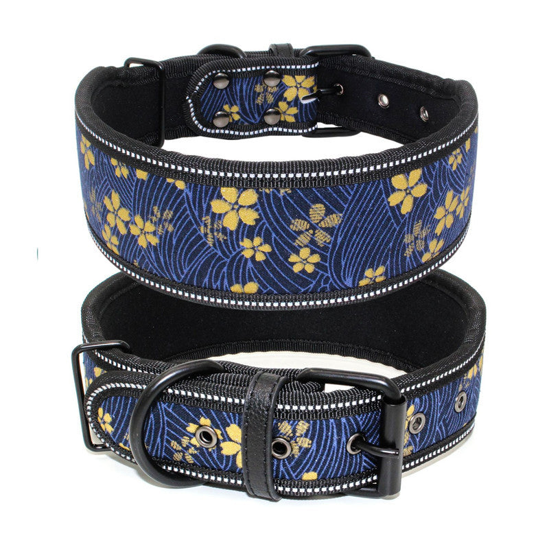Safe & Breathable Reflective Dog Collar – All Sizes