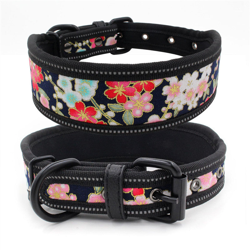 Safe & Breathable Reflective Dog Collar – All Sizes