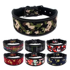 Safe & Breathable Reflective Dog Collar – All Sizes