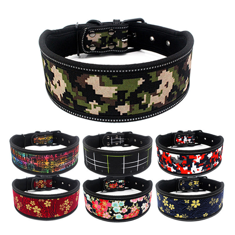 Safe & Breathable Reflective Dog Collar – All Sizes