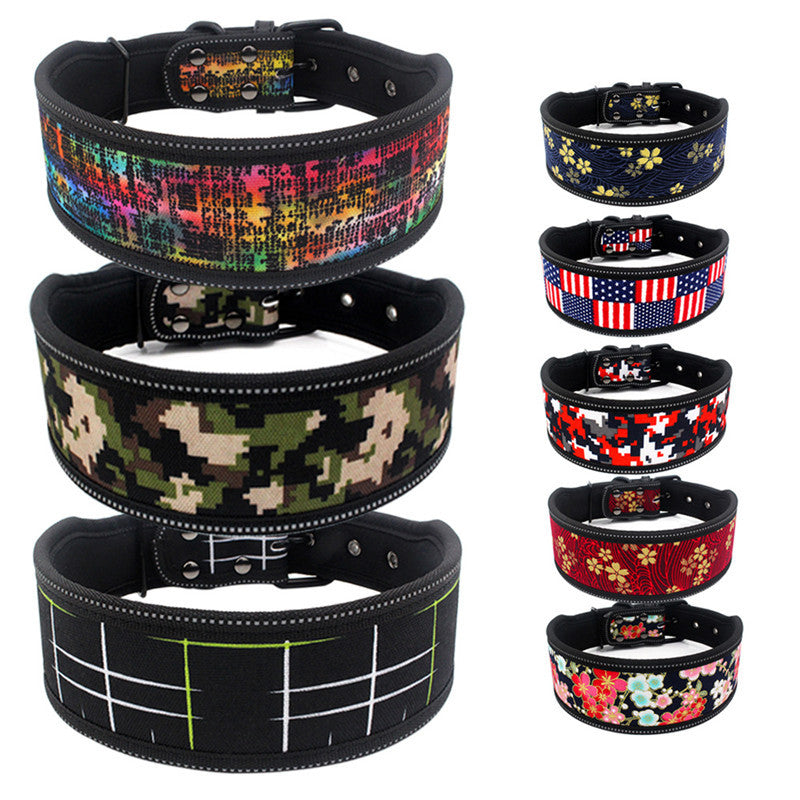 Safe & Breathable Reflective Dog Collar – All Sizes