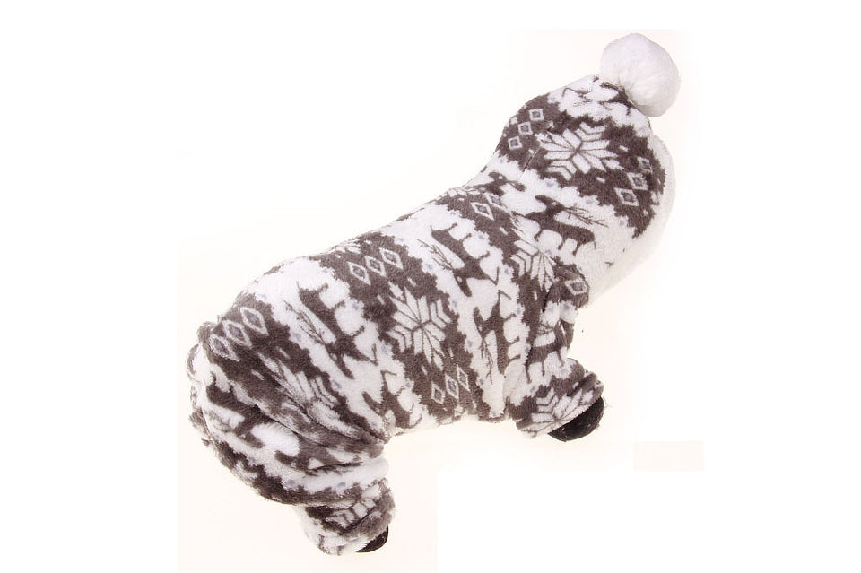 Adorable Fawn Four-Leg Dog Outfit – Cozy Pet Clothes