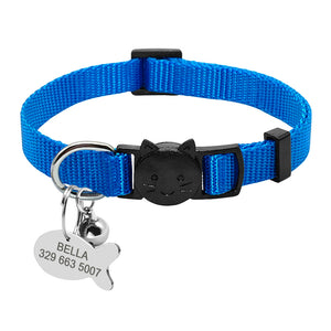 Breakaway Cat Collar – Custom ID Tag Included