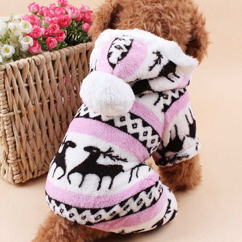 Adorable Fawn Four-Leg Dog Outfit – Cozy Pet Clothes