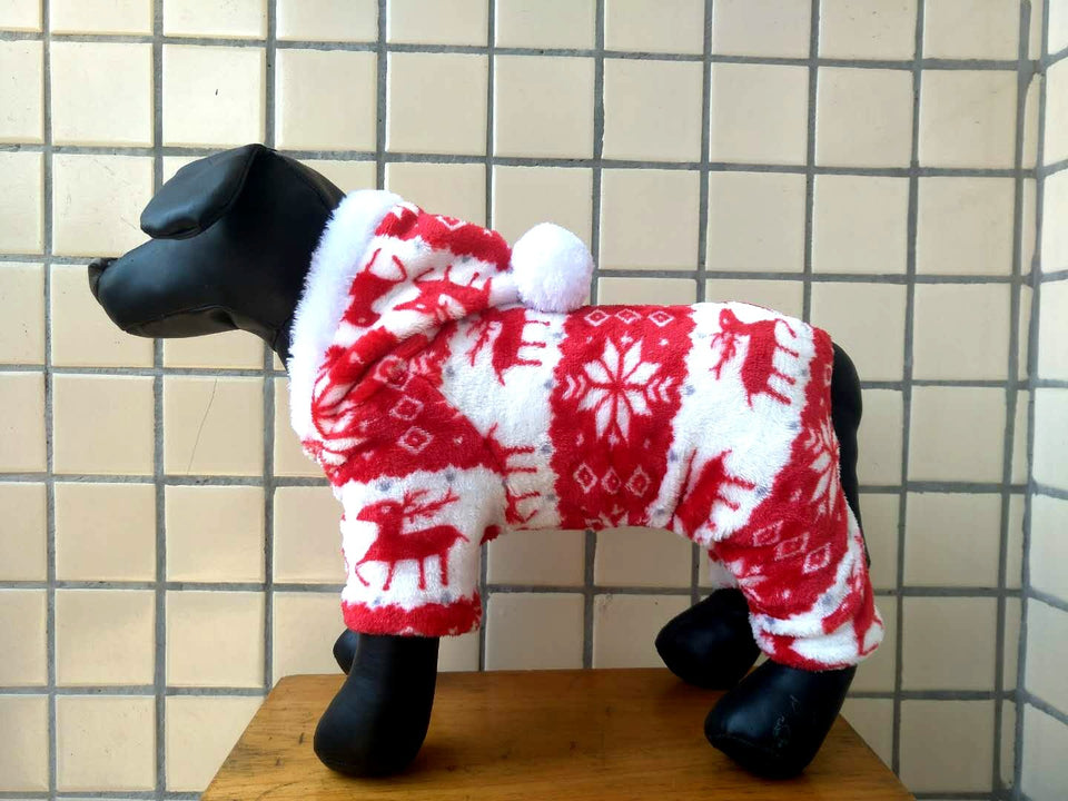 Adorable Fawn Four-Leg Dog Outfit – Cozy Pet Clothes