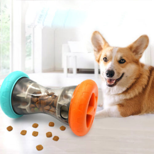 Bite-Resistant Pet Toy Ball with Treat Dispensing Fun
