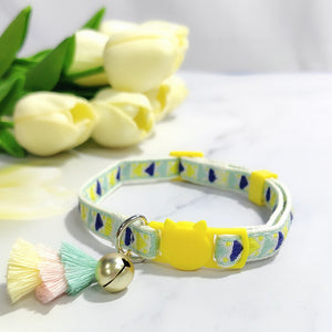 Adjustable Cat Collar – Safety Buckle with Bell