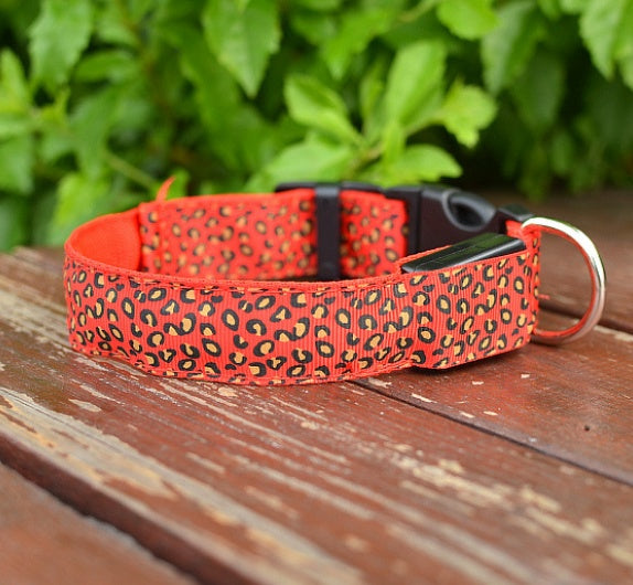 Adjustable LED Dog Collar – Bright and Fashionable