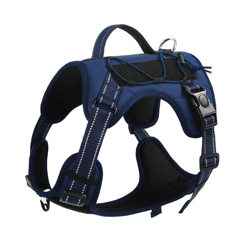 Reflective Dog Harness with Strong Leash for Safe Walks