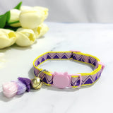 Adjustable Cat Collar – Safety Buckle with Bell