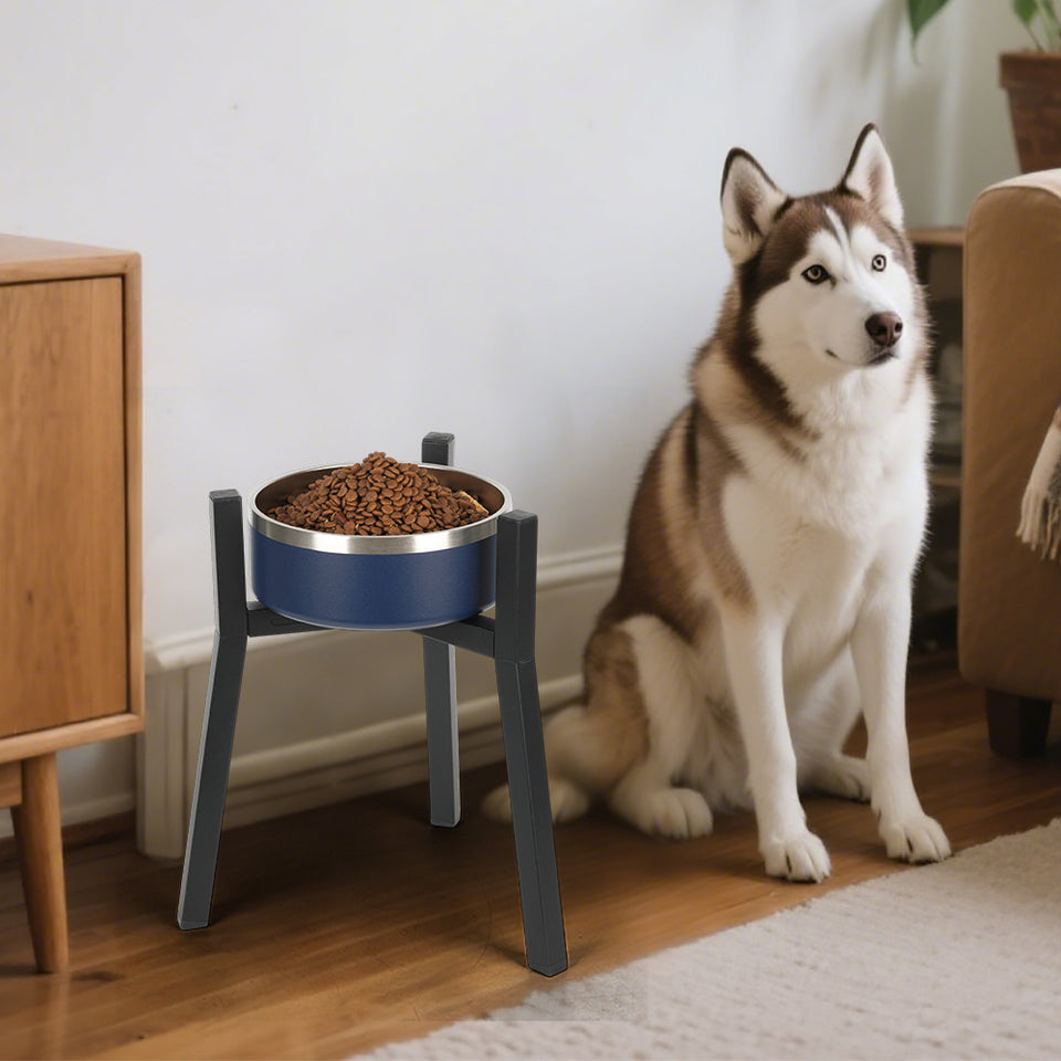 Easy-Adjust Dog Bowl Bracket – Happy Eating Guaranteed