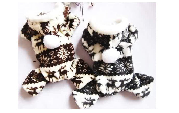 Adorable Fawn Four-Leg Dog Outfit – Cozy Pet Clothes