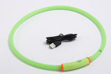 Waterproof LED Dog Collar – Rechargeable Luminous Night Safety