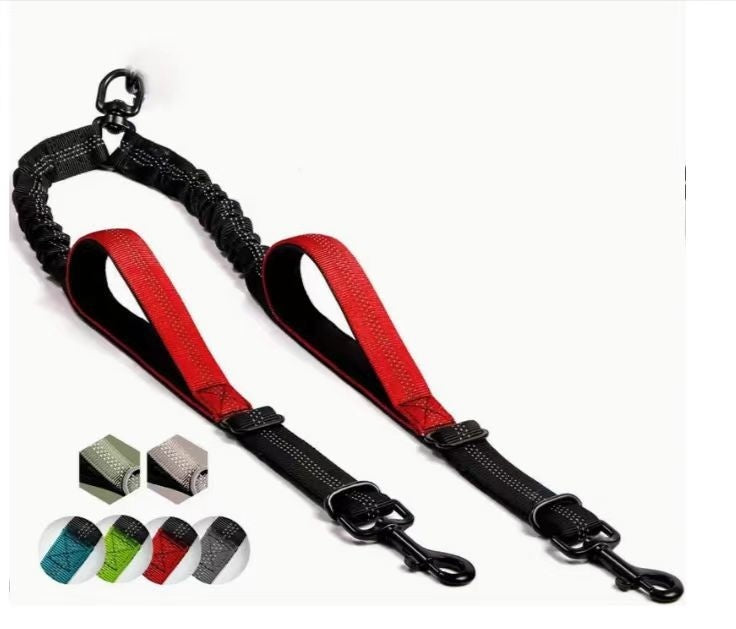 Durable Two-Dog Traction Belt for Comfortable Walks