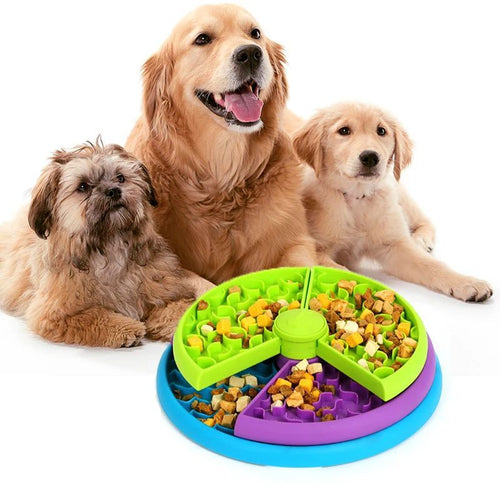 Interactive Slow Feeder Dog Bowl – Healthy Eating Made Easy