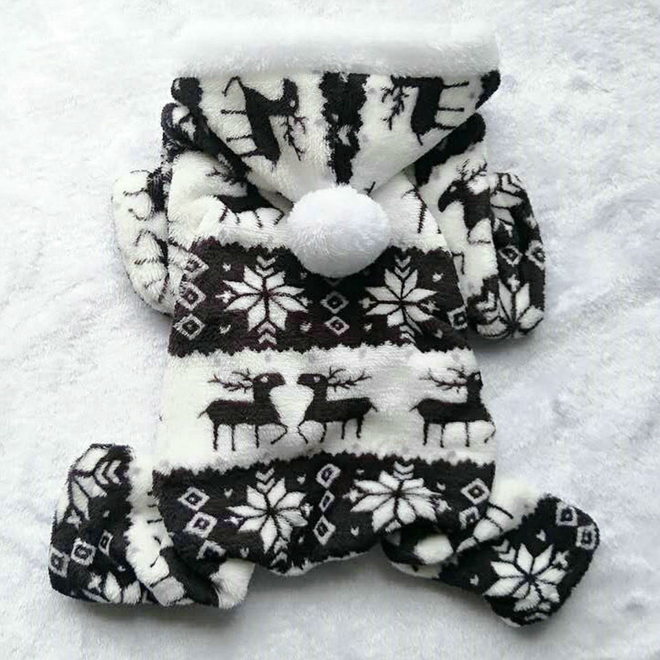 Adorable Fawn Four-Leg Dog Outfit – Cozy Pet Clothes