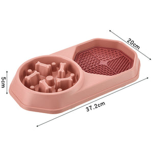 Healthy Slow Feeder Bowl – Prevents Gulping & Choking