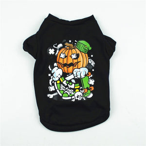 Casual Cotton Dog Tee – Breathable Summer Pet Outfit