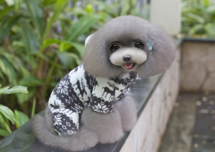 Adorable Fawn Four-Leg Dog Outfit – Cozy Pet Clothes