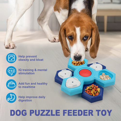 4-Layer Slow Feeder Bowl – Fun Mealtime for Dogs