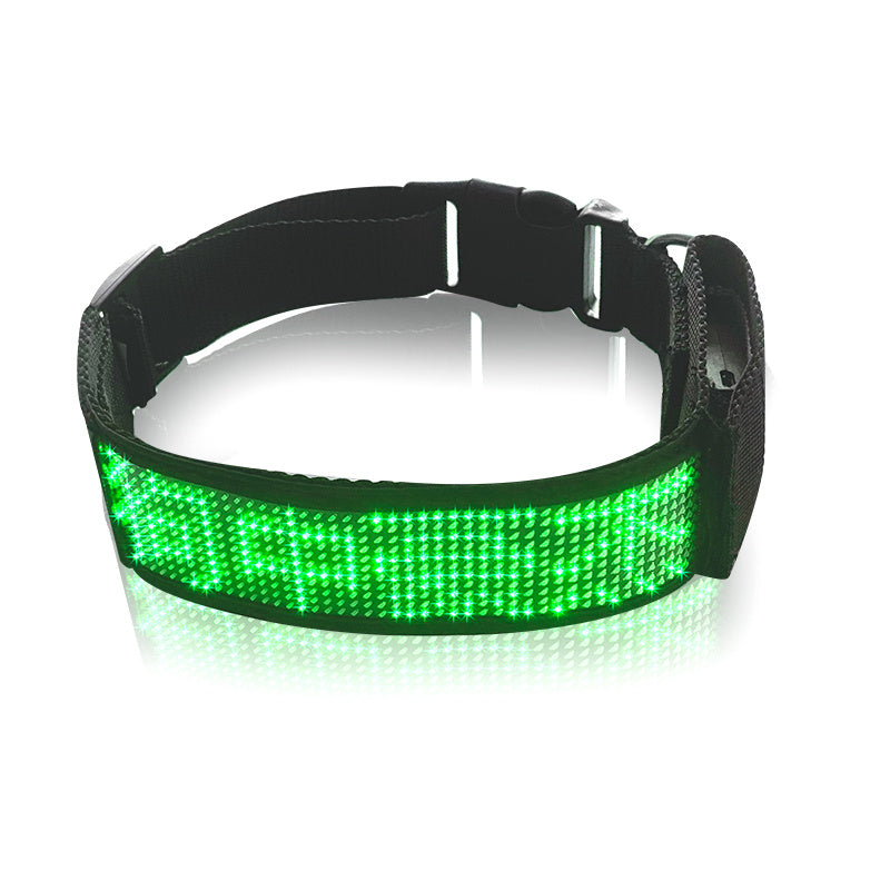 Luminous LED Dog Harness – Personalized Display for Safety